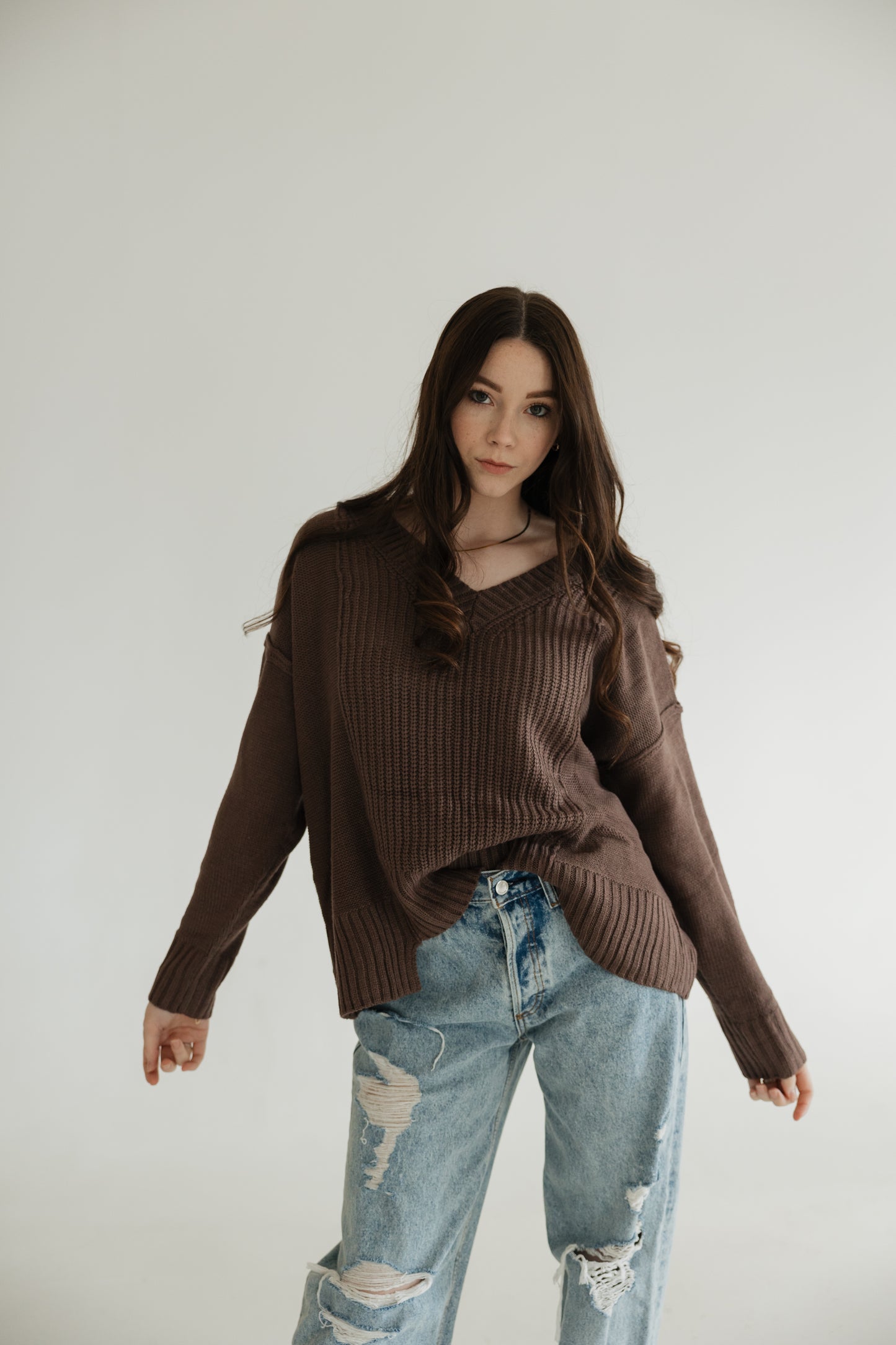 Mocha Knit Sweater